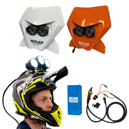 Nizled kåsakit 2024 med 5 lampor med 3h & 40 minuters batteritid ryhmässä Autohifi / LED-valaistus / Enduro / Mikä sopii moottoripyörääni / KTM / 2024- / 4-tahti @ BRL Electronics (SETKASAKITT202024)