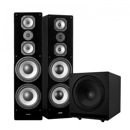 Dynavoice Challenger M-105 & CSB-V15 svart högtalarpaket 2.1, svart ryhmässä Pakettiratkaisut / Paketit kotiin / Kaiutinpaketit @ BRL Electronics (SETM105PKT28)
