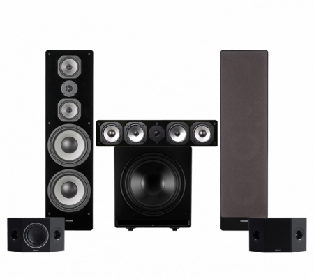 Dynavoice Challenger M-105 EX v.4 Facet 5.1 kaiutinpaketti, musta ryhmässä Pakettiratkaisut / Paketit kotiin / Kaiutinpaketit @ BRL Electronics (SETM105PKT33)