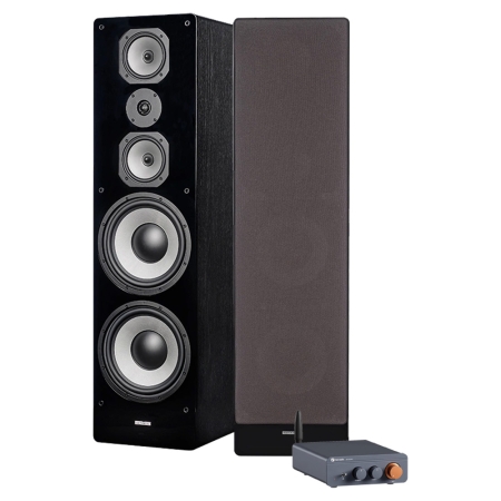 Dynavoice Challenger M-105 Fosi Audio BT20A:n (48V) kanssa, 2.0 stereopaketti ryhmässä Pakettiratkaisut / Paketit kotiin / Stereopaketit @ BRL (SETM105PKT35)