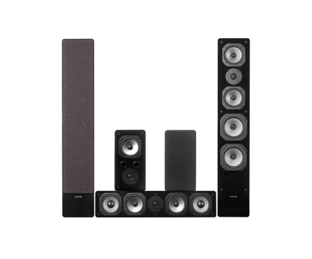 Dynavoice Challenger M-65 EX keskikaiuttimella ja surroundilla, 5.0 kaiutinpaketti ryhmässä Pakettiratkaisut / Paketit kotiin / Kaiutinpaketit @ BRL (SETM65EXPKT9)