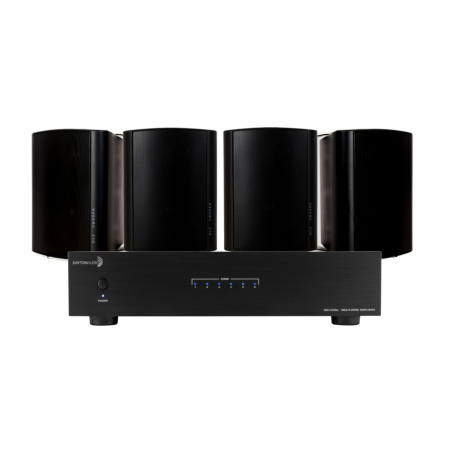 Dayton Audio MA1240 & 2 paria DLS MB5i mustaa ulkokaiutinta ryhmässä Pakettiratkaisut / Paketit kotiin / Monihuonejärjestelmä-paketit @ BRL Electronics (SETMA1240APKT19)