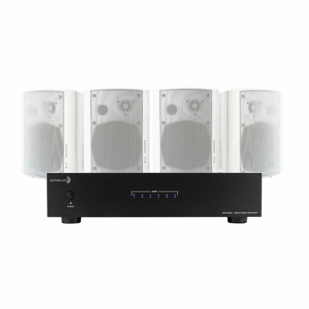 Dayton Audio MA1240 & 2 paria DLS MB5i valkoisia ulkokaiuttimia ryhmässä Pakettiratkaisut / Paketit kotiin / Monihuonejärjestelmä-paketit @ BRL Electronics (SETMA1240APKT20)