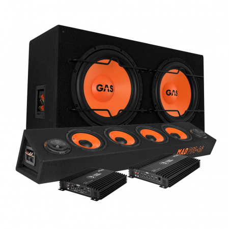 GAS MAD B1-212 peruspaketti & MAD PB1-46, raggapaketti ryhmässä Pakettiratkaisut / Paketit autoon / Raggarpaket @ BRL Electronics (SETMADB1212PKT11)