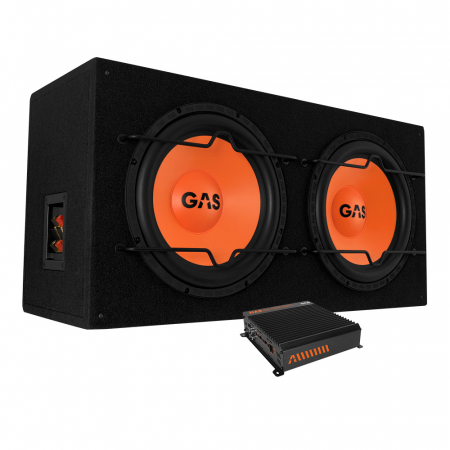 GAS MAD B1-212 & MAD A2-600.1DFL, bassopaketti ryhmässä Pakettiratkaisut / Paketit autoon / Subwooferpaketit @ BRL Electronics (SETMADB1212PKT12)