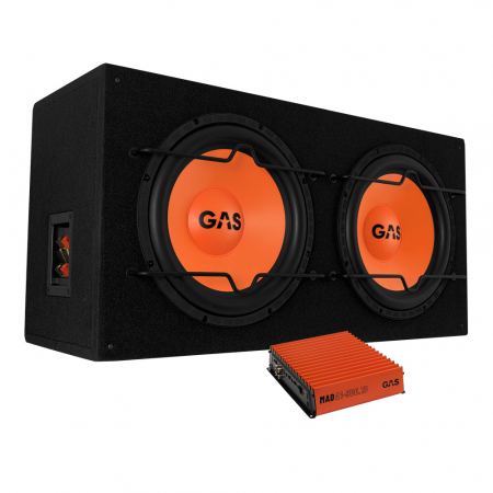 GAS MAD B1-212 & GAS MAD A1-500.1D, bassopaketti ryhmässä Pakettiratkaisut / Paketit autoon / Subwooferpaketit @ BRL Electronics (SETMADB1212PKT8)