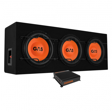 GAS MAD B1-310 & MAD A2-600.1DFL, bassopaketti ryhmässä Pakettiratkaisut / Paketit autoon / Subwooferpaketit @ BRL Electronics (SETMADB1310PKT12)
