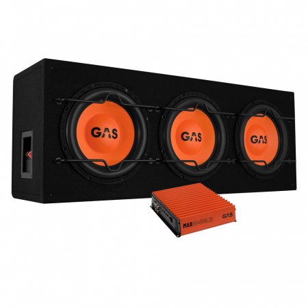GAS MAD B1-310 & MAD A1-500.1, bassopaketti ryhmässä Pakettiratkaisut / Paketit autoon / Subwooferpaketit @ BRL Electronics (SETMADB1310PKT8)
