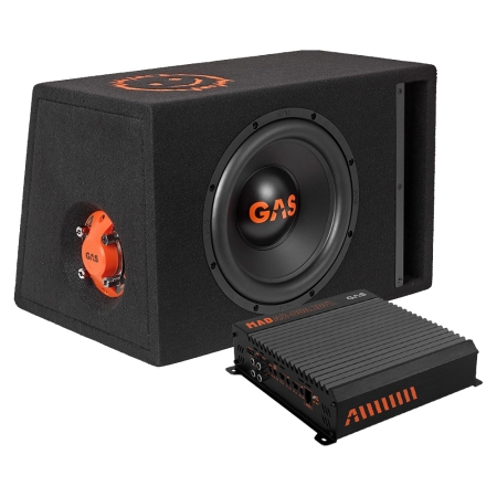 GAS MAD B2-110V 1x10 tuumaa & MAD A2-600.1DFL, bassopaketti ryhmässä Pakettiratkaisut / Paketit autoon / Subwooferpaketit @ BRL (SETMADB2110VPKT1)