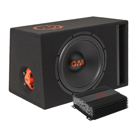 GAS MAD B2-112V Bass Habit RA1200W:n kanssa, bassopaketti ryhmässä Pakettiratkaisut / Paketit autoon / Subwooferpaketit @ BRL (SETMADB2112VPKT3)