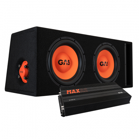 GAS MAD B2-210 2x10 tuumaa & MAX A2-1500.1DL, bassopaketti ryhmässä Pakettiratkaisut / Paketit autoon / Subwooferpaketit @ BRL (SETMADB2210PKT2)