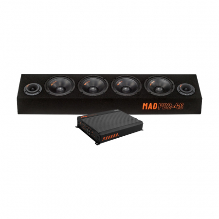 GAS MAD PB2-46 & MAD A2-85.2, raggarpaketti ryhmässä Pakettiratkaisut / Paketit autoon / Raggarpaket @ BRL Electronics (SETMADPB246PKT4)