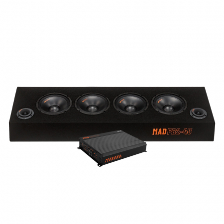 GAS MAD PB2-48 & MAD A2-85.2, raggari paketti ryhmässä Pakettiratkaisut / Paketit autoon / Raggarpaket @ BRL Electronics (SETMADPB248PKT6)