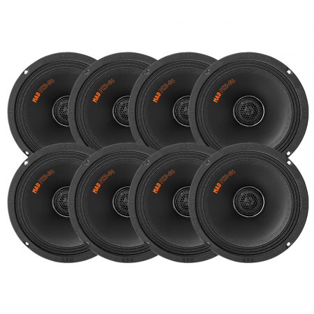 8-pakkaus GAS MAD PX2-64, mahtava 6.5 tuuman koaksiaalikaiutin ryhmässä Autohifi / Kaiuttimet / Koaksiaalikaiutin @ BRL Electronics (SETMADPX264X8)