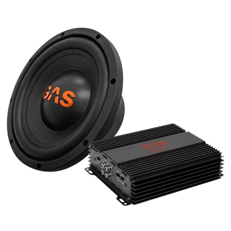 GAS MAD S1-2504 RA500W:llä, 1x10 tuuman bassopaketti ryhmässä Pakettiratkaisut / Paketit autoon / Subwooferpaketit osoitteessa BRL (SETMADS12504PKT1)