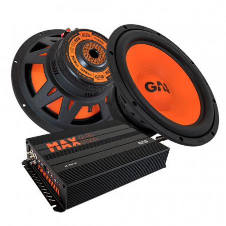 2-pakkaus GAS MAD S2-124 & MAX A2-800.1D, 12