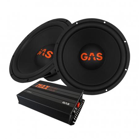 2-pack GAS MAD S2-15D2 & MAX A2-800.1D, baspaket ryhmässä Pakettiratkaisut / Paketit autoon / Subwooferpaketit @ BRL Electronics (SETMADS215D2PKT1)