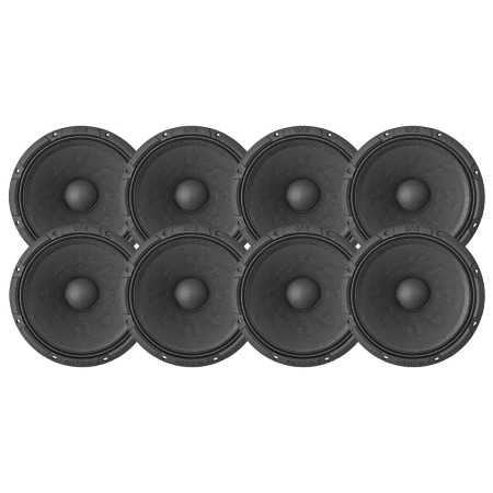 8-pack GAS MAX PM2-64, 6,7 tuuman midbassovahvistin/keskiäänialue ryhmässä Pakettiratkaisut / Paketit autoon / SPL-sarja @ BRL (SETMAXPM264X8)