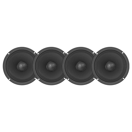 4-pack GAS MAX PMW1-64N, 6,5 tuuman neo-midbassot ryhmässä Pakettiratkaisut / Paketit autoon / SPL-sarja @ BRL (SETMAXPMW164NX4)