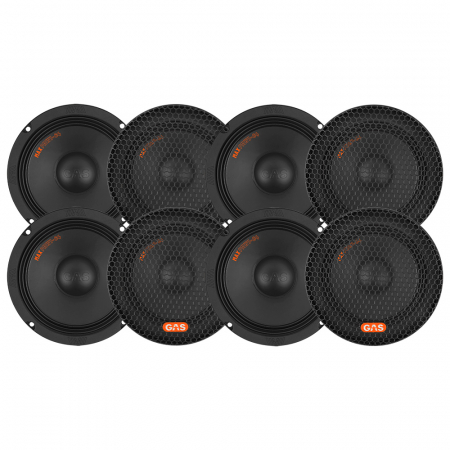 8-pack GAS MAX PMW1-64, 6.5 tums bas/midbas ryhmässä Autohifi / Kaiuttimet / Midbasso @ BRL Electronics (SETMAXPMW164X8)