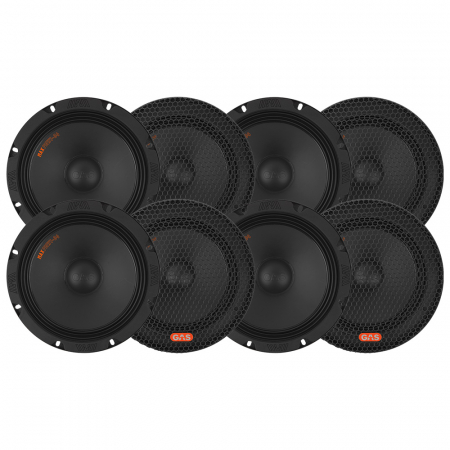 8-pakkaus GAS MAX PMW1-84, 8 tuuman bassomidi ryhmässä Autohifi / Kaiuttimet / Midbasso / Midbas ALE @ BRL Electronics (SETMAXPMW184X8)