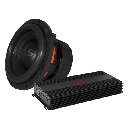 GAS MAX S1-10D2 Bass Habit RA3600W:lla, 1x10 bassopaketti ryhmässä Pakettiratkaisut / Paketit autoon / Subwooferpaketit @ BRL (SETMAXS110D2PKT4)