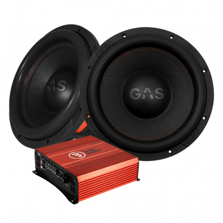2-pakkaus GAS MAX S1-12D1 & SPL ELITE 3100.1DF, bassopaketti ryhmässä Pakettiratkaisut / Paketit autoon / Subwooferpaketit @ BRL Electronics (SETMAXS112D1PKT2)