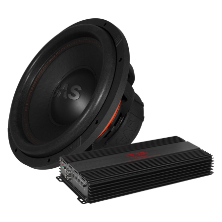 GAS MAX S1-15D2 Bass Habit RA3600W:n kanssa, 1x15 bassopaketti ryhmässä Pakettiratkaisut / Paketit autoon / Subwooferpaketit @ BRL (SETMAXS115D2PKT3)