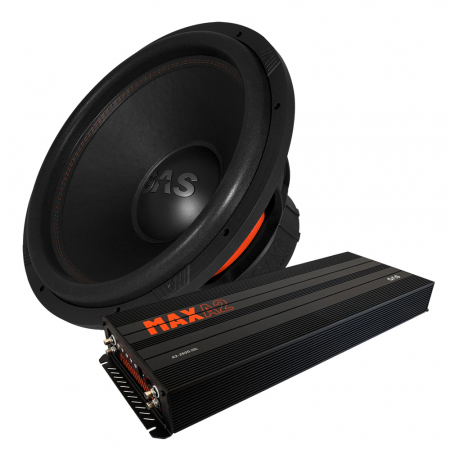 GAS MAX S1-18D1 & MAX A2-2500.1DL, bassopaketti ryhmässä Pakettiratkaisut / Paketit autoon / Subwooferpaketit @ BRL Electronics (SETMAXS118D1PKT1)