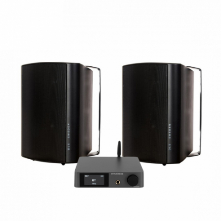 Dynavoice CA802BT & DLS MB6i utomhushögtalare, svart ryhmässä Pakettiratkaisut / Paketit kotiin / Stereopaketit @ BRL Electronics (SETMB6IPKT2)