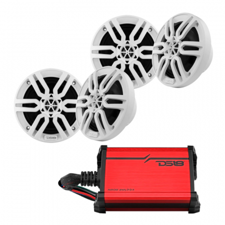 DS18 MP.4A ja 2 paria MP6, meripaketti ryhmässä Autohifi / Venehifi / Venepaketit @ BRL Electronics (SETMP6PKT1)