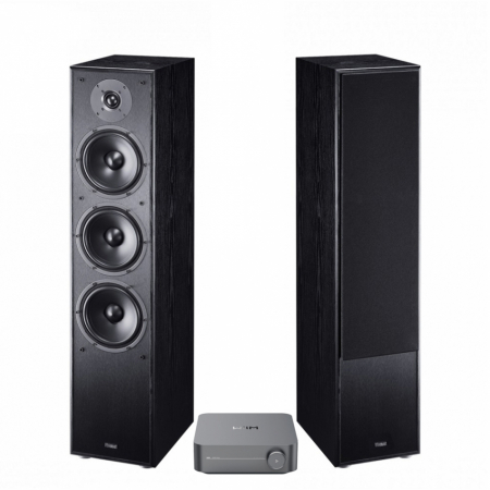 Wiim Amp & mustat Magnat MS70, 2.0 stereopaketti ryhmässä Pakettiratkaisut / Paketit kotiin / Stereopaketit @ BRL Electronics (SETMS70BPKT7)