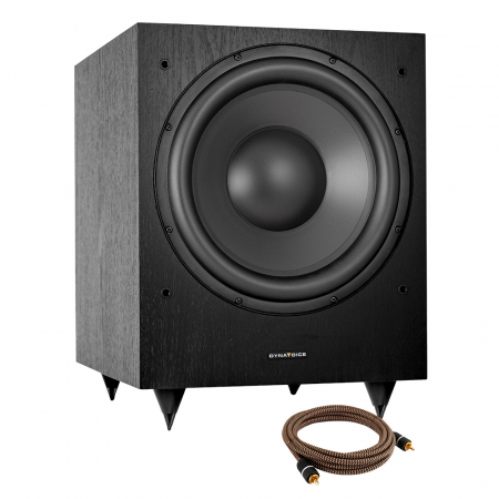 Dynavoice Magic MW12 mustana ja mukana 4 metrin kaapeli ryhmässä Kotihifi / Kaiuttimet / Subwooferit @ BRL (SETMW12PKT3)