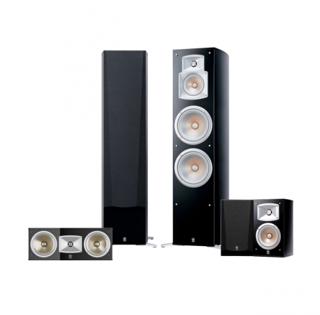 Yamaha NS-777 keskikaiuttimella ja surround-kaiuttimilla, 5.0 kaiutinpaketti ryhmässä Pakettiratkaisut / Paketit kotiin / Kaiutinpaketit @ BRL (SETNS777BPKT1)
