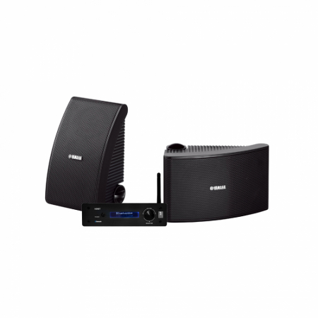 System One A50BT & Yamaha NS-AW392 ulkokaiuttimet, musta ryhmässä Pakettiratkaisut / Paketit kotiin / Stereopaketit @ BRL Electronics (SETNSAW392PKT1)