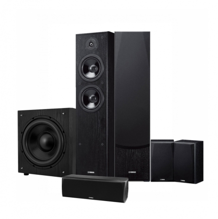 Yamaha NS-F51 ja P51 kaiutinpaketti System One W120:n kanssa, 5.1 kaiutinpaketti ryhmässä Pakettiratkaisut / Paketit kotiin / Kaiutinpaketit @ BRL (SETNSP51PKT2)
