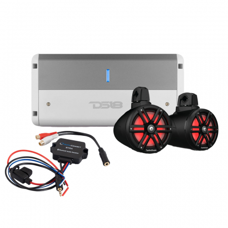 Rockford Fosgate M2WL & NXL-M4 Bluetooth-sovittimella ryhmässä Autohifi / Venehifi / Venepaketit @ BRL Electronics (SETNXLM4PKT3)