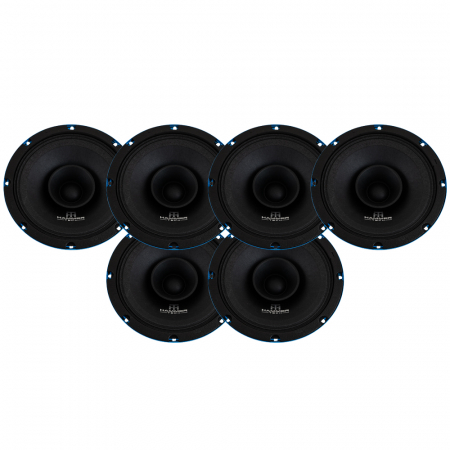 6-pack Hammer Tech Omni Class OCF200, 8 tums mellanregister ryhmässä Pakettiratkaisut / Paketit autoon / SPL-sarja @ BRL (SETOCF8PKT2)