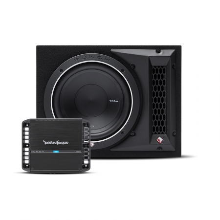 Rockford Punch P1-1X12 & P300X2 ryhmässä Pakettiratkaisut / Paketit autoon / Subwooferpaketit @ BRL Electronics (SETP11X12PKT1)