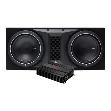 Rockford Fosgate P1-2X10 ja Bass Habit RA2000W, bassopaketti ryhmässä Pakettiratkaisut / Paketit autoon / Subwooferpaketit osoitteessa BRL (SETP12X10PKT1)