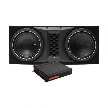 Rockford Fosgate P1-2X10 & GAS MAD A2-1200.1DFL, bassopaketti ryhmässä Pakettiratkaisut / Paketit autoon / Subwooferpaketit @ BRL Electronics (SETP12X10PKT2)