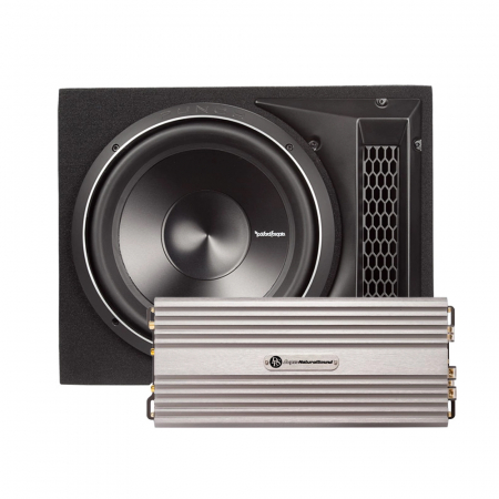 Rockford Fosgate P3, 1x12-tuumainen bassokaiutin & DLS CCi500, bassopaketti ryhmässä Pakettiratkaisut / Paketit autoon / Subwooferpaketit @ BRL Electronics (SETP31X12PKT1)