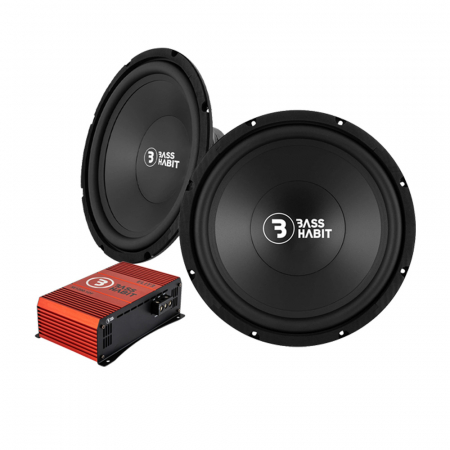 2-pack Bass Habit P380 & SPLITE ELITE 1200.1DF, bassopakkaus ryhmässä Pakettiratkaisut / Paketit autoon / Subwooferpaketit @ BRL (SETP380PKT11)