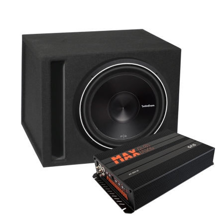 Rockford Fosgate P3D4-15 kotelossa vahvistimen kanssa, bassopaketti ryhmässä Uutuudet @ BRL (SETP3D415PKT8)