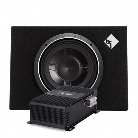 Rockford Fosgate P3S-1x10 Bass Habit SPL ELITE 600.1DF, bassopaketti ryhmässä Pakettiratkaisut / Paketit autoon / Subwooferpaketit @ BRL Electronics (SETP3S1X10PKT2)