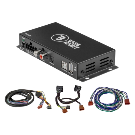 Bass Habit P84DSP, 8-kanavainen ääniprosessori/DSP VW/BMW ym. (Quadlock) ryhmässä Autohifi / Mikä sopii autooni / BMW / BMW 5-sarja / BMW G30/G31 2017-2024 / Muut G30/G31 2017-2024 osoitteessa BRL (SETP84DSPQLPKT1)