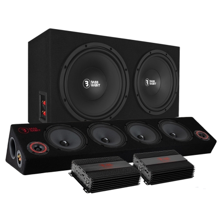 Bass Habit PL212 raggaripaketti SPL84:llä ja vahvistimella ryhmässä Uutuudet @ BRL (SETPL212PKT12)