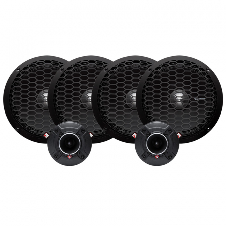 Rockford PPS4-8 & Rockford PP4-NT SPL-kitti, Keskikoko ryhmässä Pakettiratkaisut / Paketit autoon / SPL-sarja @ BRL Electronics (SETPPS48PP4NT)