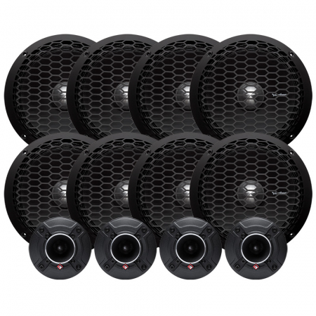 Rockford PPS4-8 & Rockford PP4-NT SPL-kitti, Suuri ryhmässä Pakettiratkaisut / Paketit autoon / SPL-sarja @ BRL Electronics (SETPPS48PP4NTL)