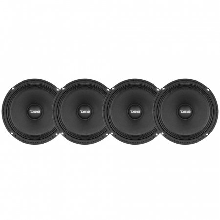 4-pack DS18 PRO-84XA, 8 tuuman midbassoa ryhmässä Autohifi / Kaiuttimet / Midbasso / Midbas ALE @ BRL Electronics (SETPRO84XAX4)